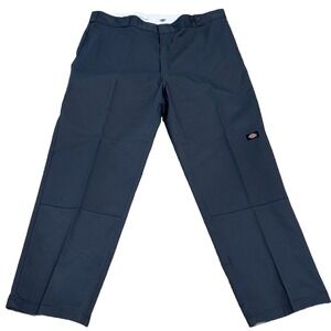 Dickies Loose Fit Double Knee Work Pants Navy 44x32